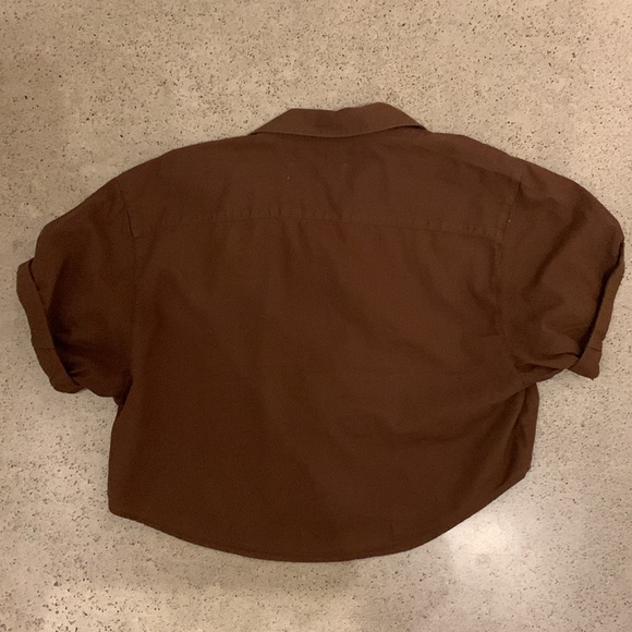 The Jane Cropped Shirt (button-up denim shirt) - Picture 5 of 5